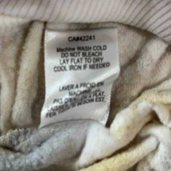 Young Fabulous & Brooke Pullover Tie Dye Long Sleeves Oversized Sweatshirt Large - Picture 8 of 11